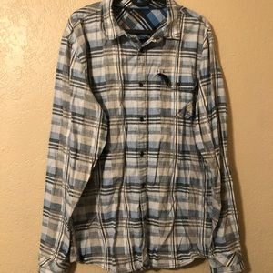 blue & grey flannel !